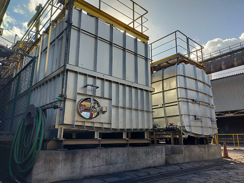 【製銑原料再生工場のタンク増強：4,600t/年 → 4,750 t/年】